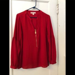 Michigan Kordy zippered ladies blouse